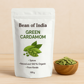 Bean of India – Premium Green Cardamom | 100% Natural & Organic | Kerala-Grown