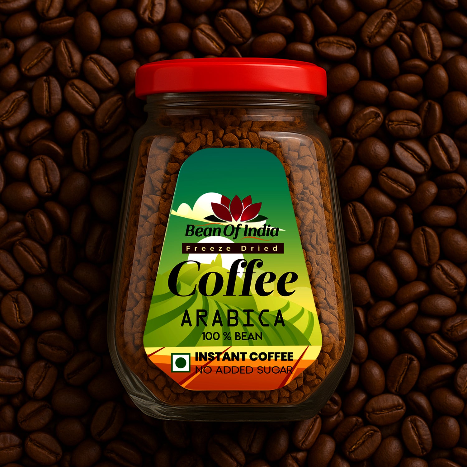 Bean of India Freeze Dried Instant Coffee